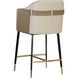 Carter 39.5 inch Napa Beige / Napa Tan Counter Stool
